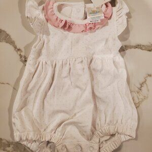 Stitchy Fish brand new baby girl bubble onesie